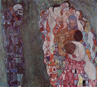 Life and Death by Gustav Klimt